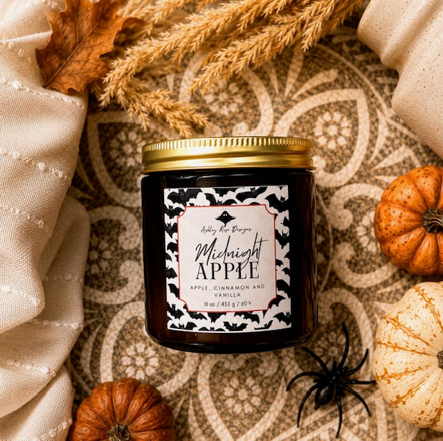 Halloween Collection- 16oz Amber Jars