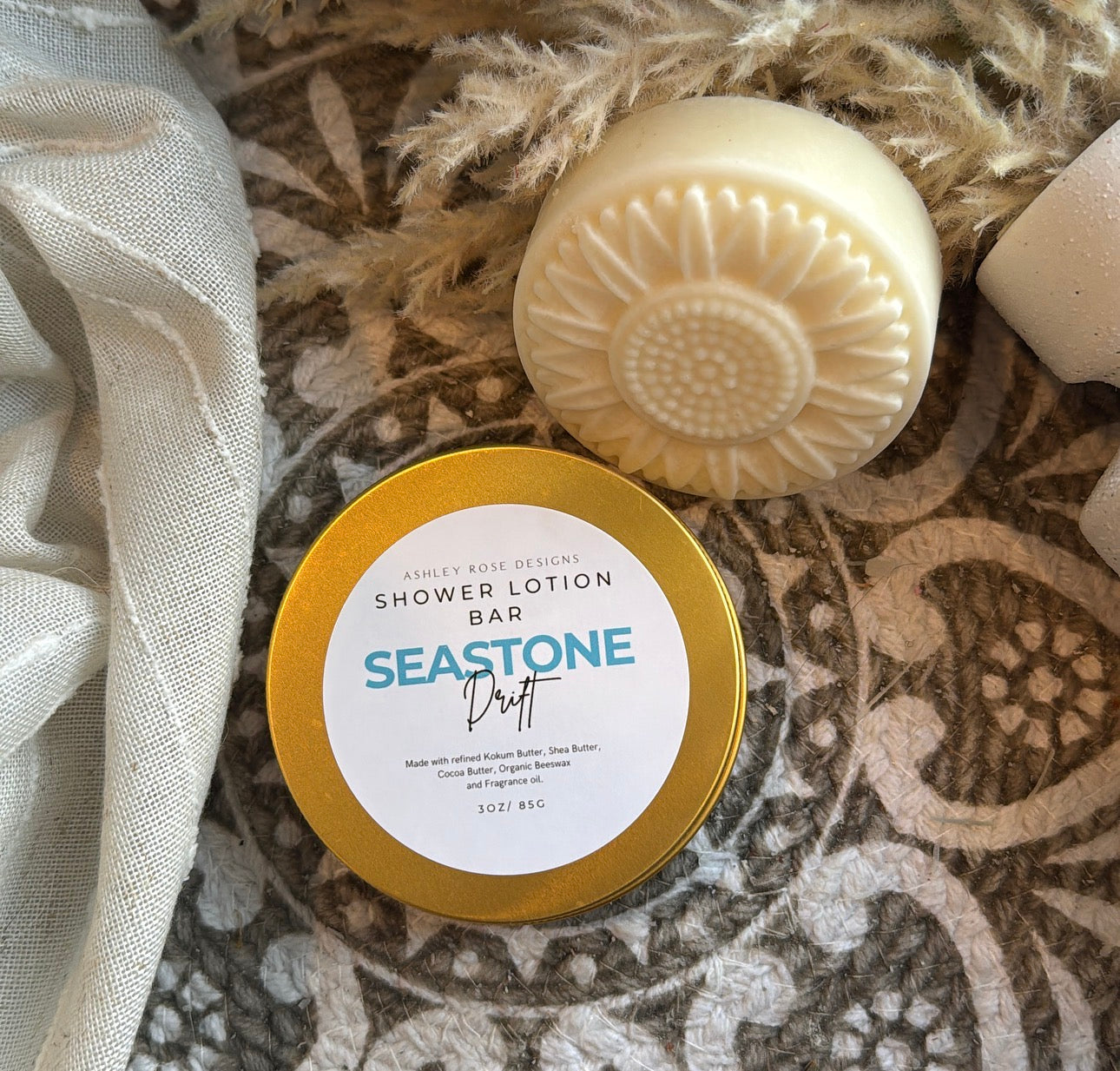 Shower lotion bar