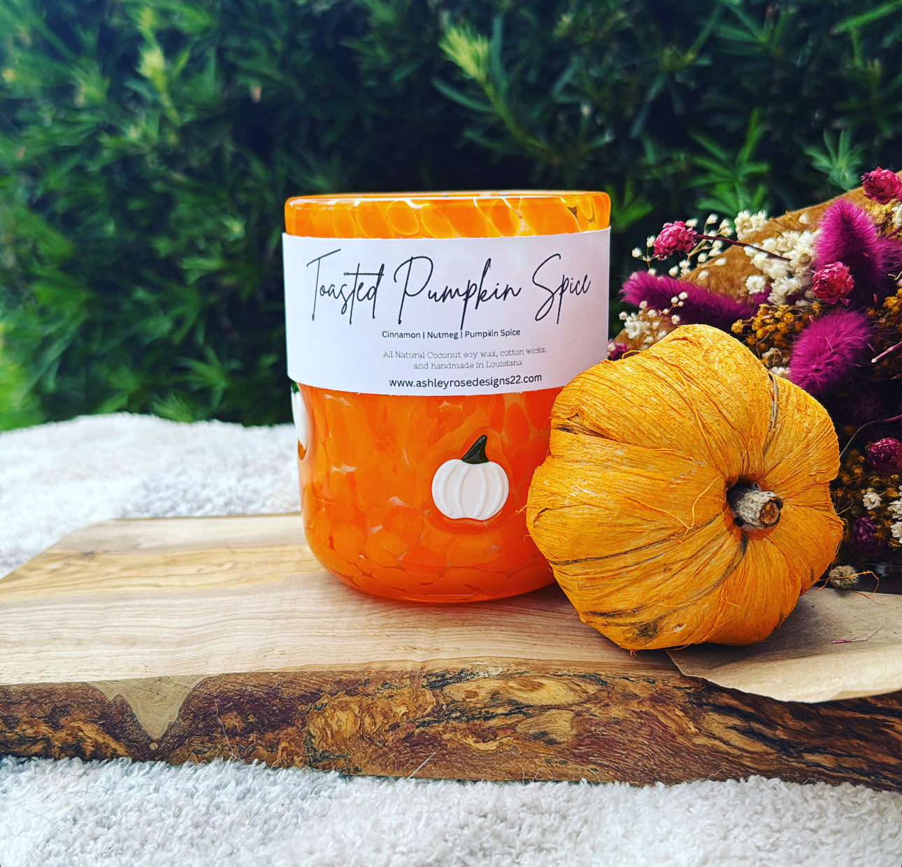 Toasted pumpkin spice-13oz apothecary candle jar