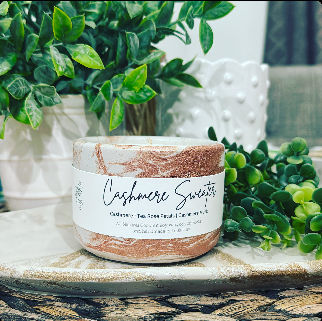 Cashmere Sweater -Concrete candle