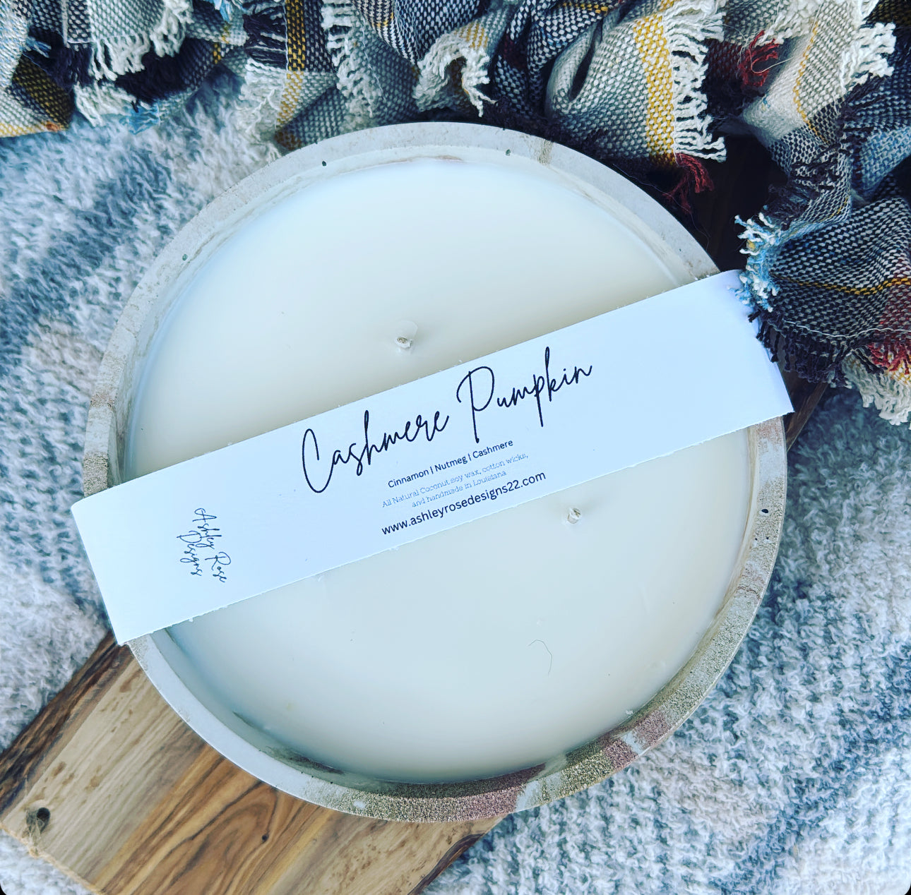 Shorty dough bowl candle- 23 oz