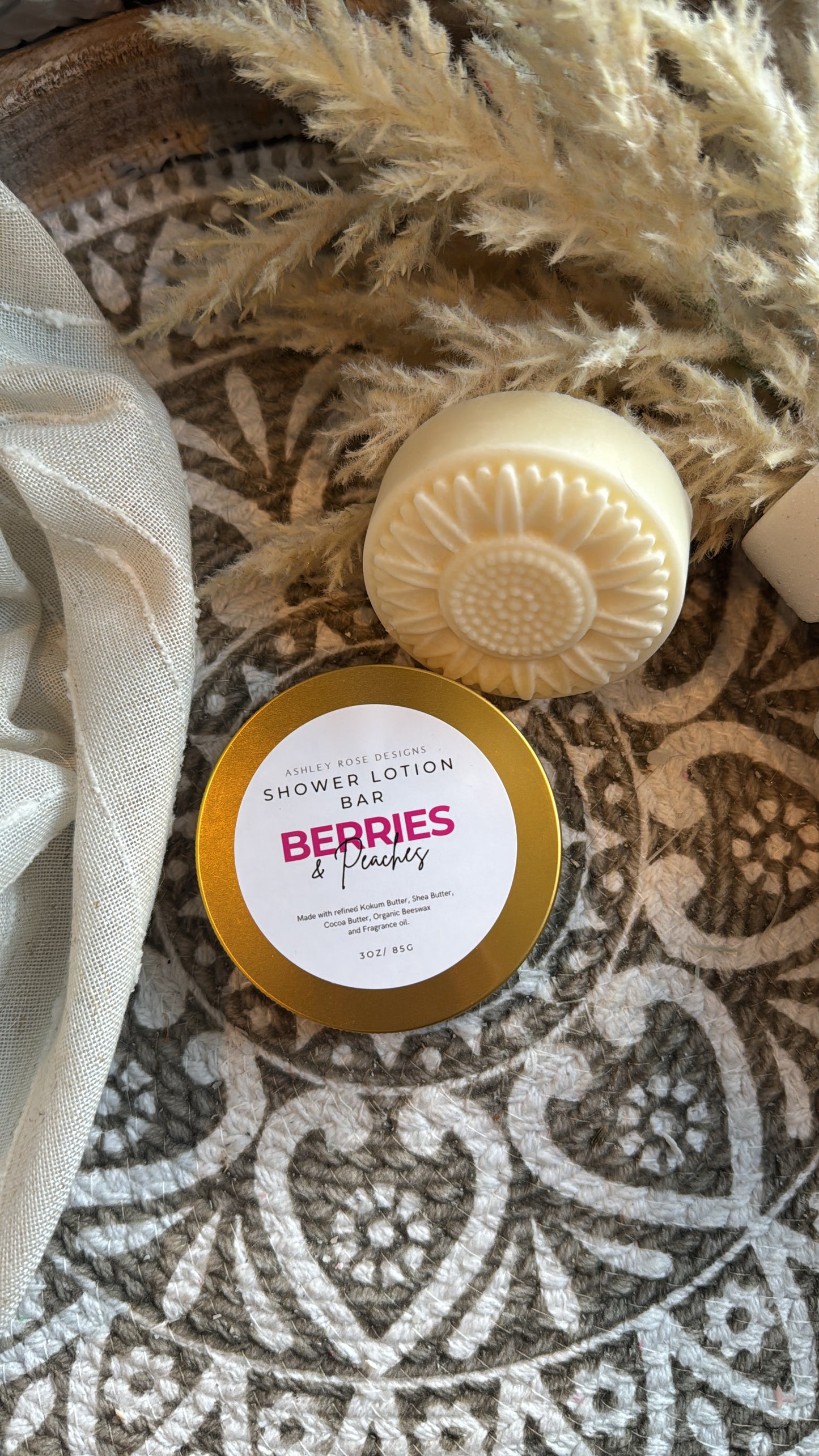 Shower lotion bar