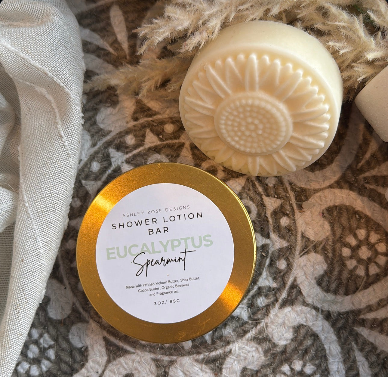 Shower lotion bar
