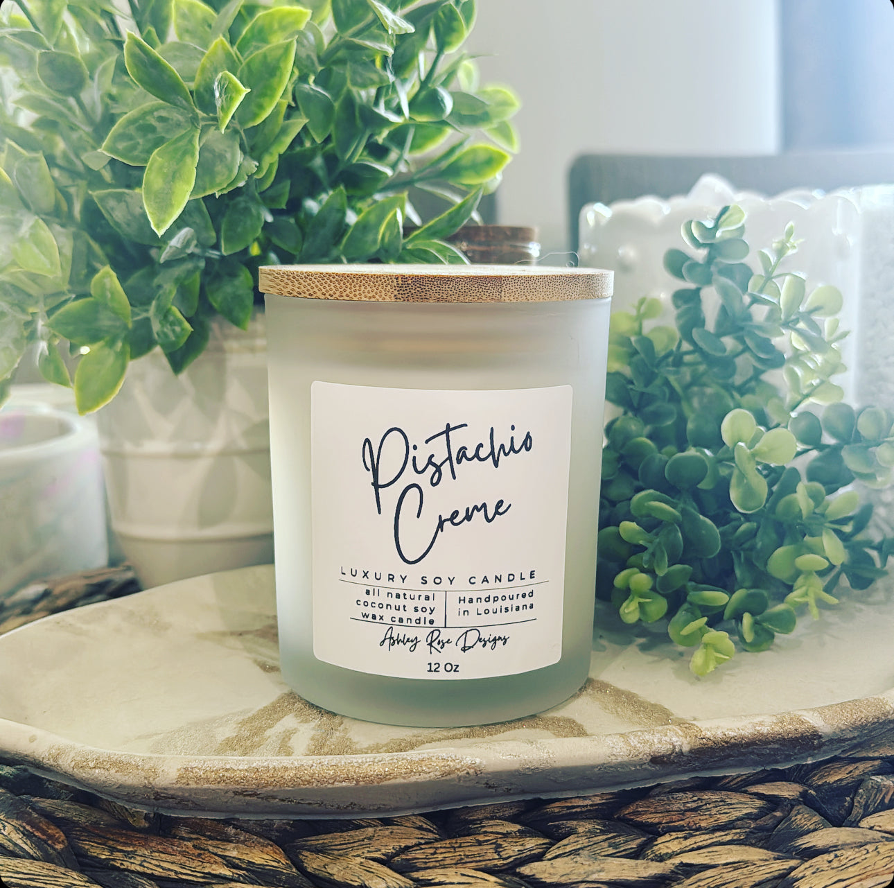 Coconut Soy Blend Wax -Frosted Jar Candles