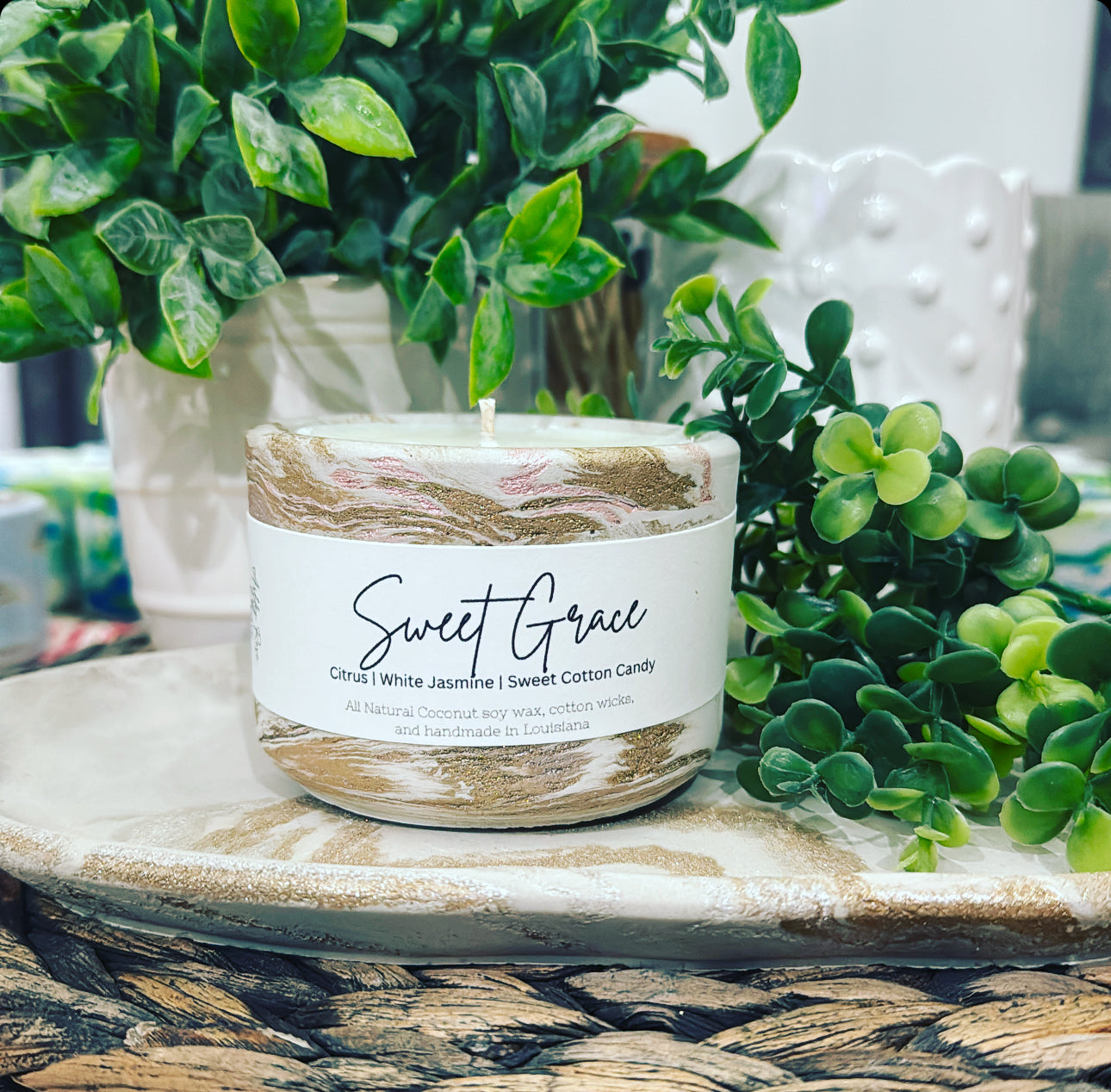 Sweet Grace-Concrete candle