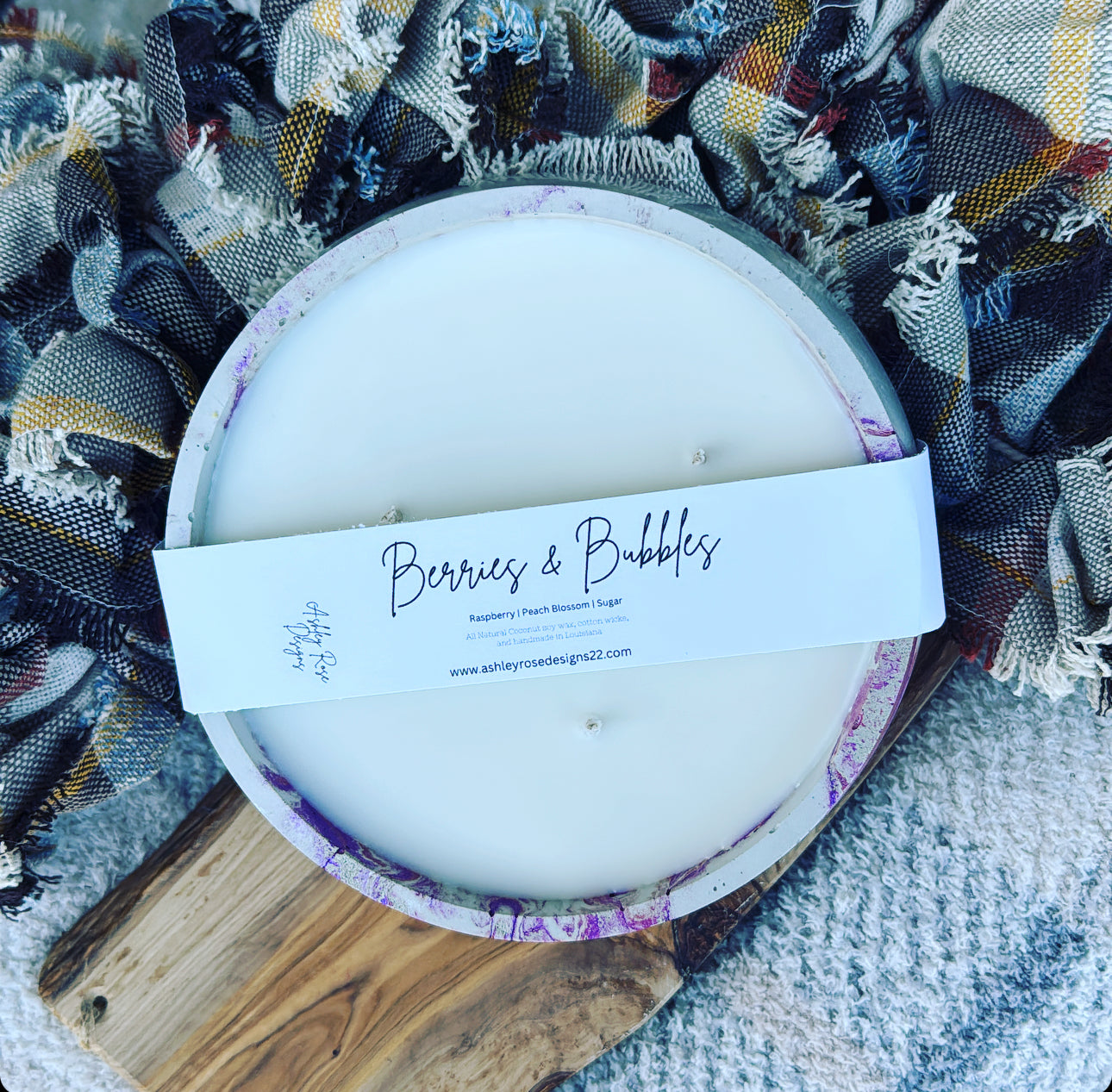 Shorty dough bowl candle- 23 oz