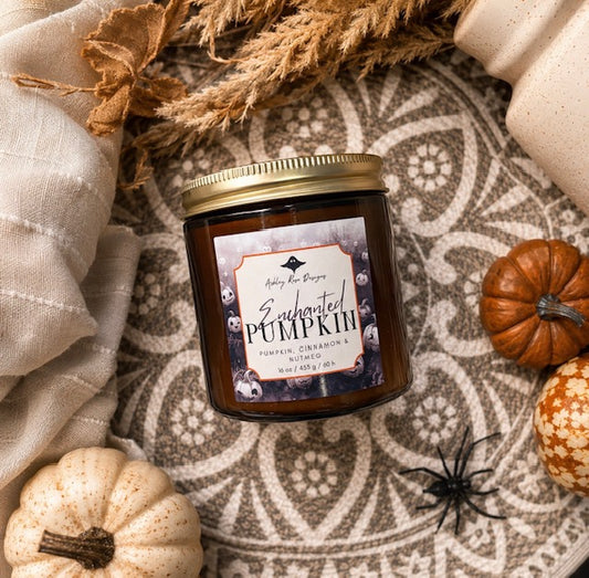 Halloween Collection- 16oz Amber Jars