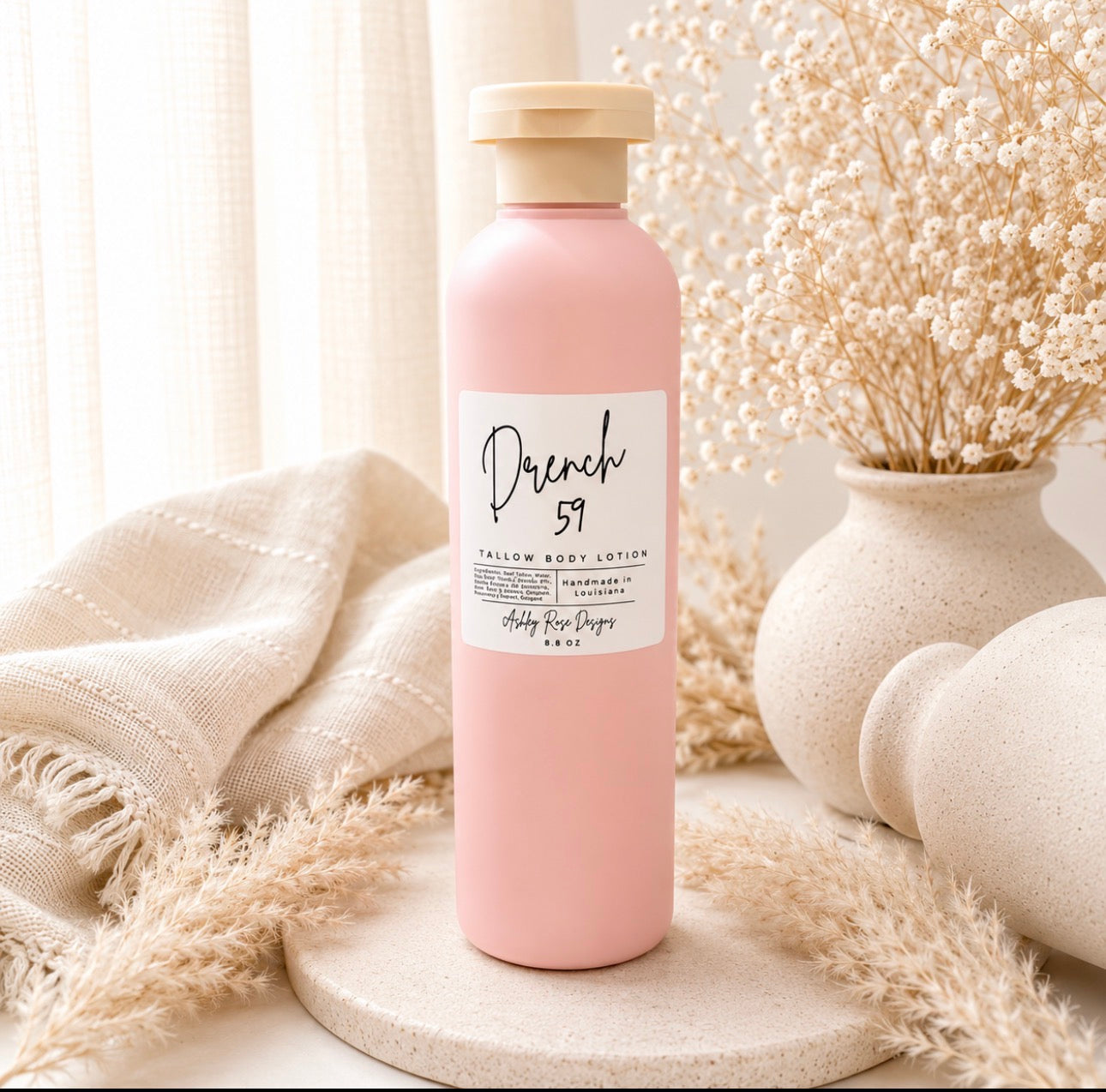 Organic Tallow Lotion - Medium 6.8oz