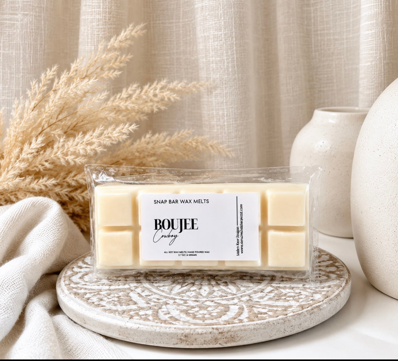 2.7oz CocoSoy snap bar wax melt