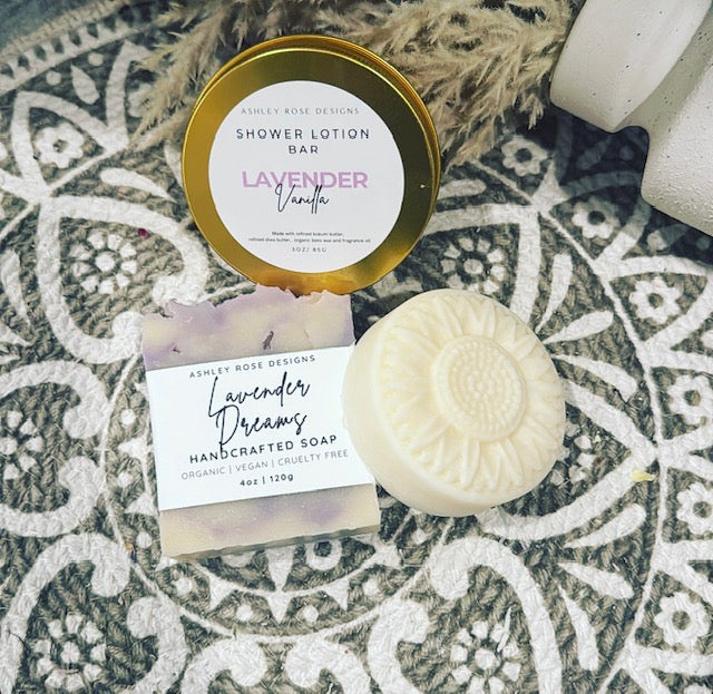 Soap and Shower Lotion Bar Gift set